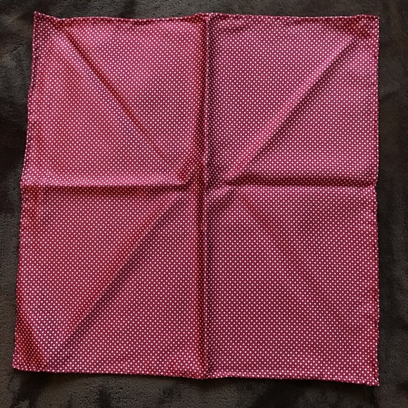 Brioni Other - Brioni Pure Silk Pocket Square. Red, White